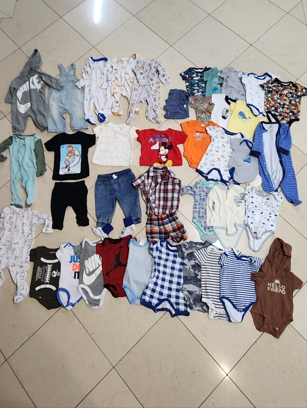 Baby Boys Clothes 3-6 Months/6 Months Lot of 41 Pieces Nike Jordan Disney